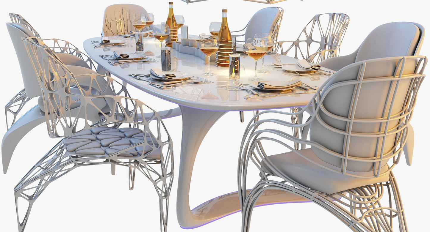 Futuristic Dining Set