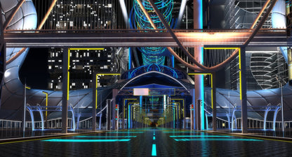 Future City HD 7 Night 3D model
