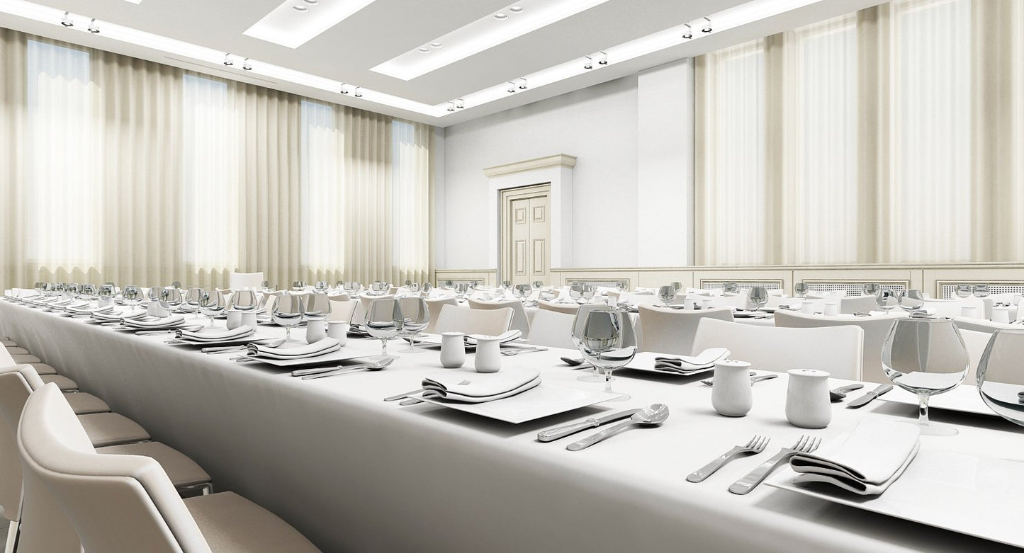 Classic Banquette Hall Interior