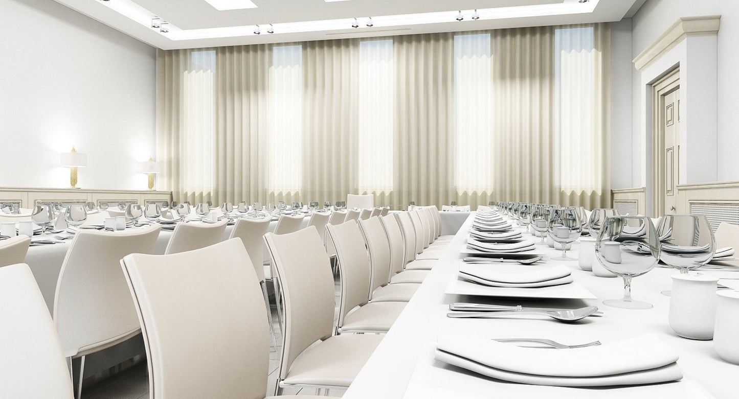 Classic Banquette Hall Interior