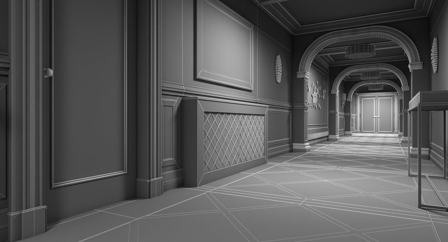 Grand Corridor Interior Tileable