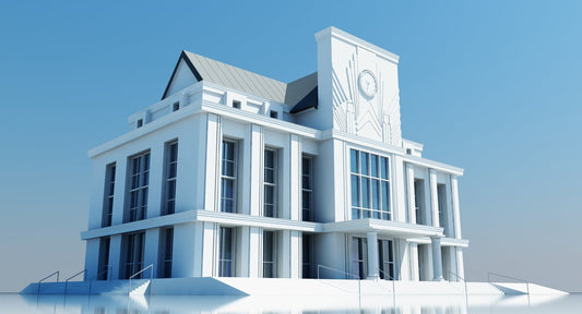 Train Station Clock Building