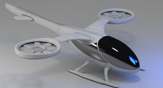 Futuristic Drone 1 3D model