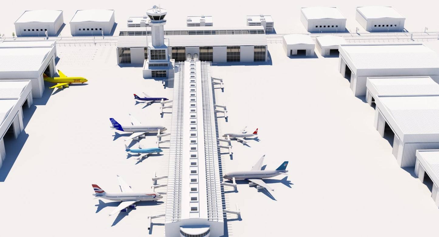 Airport Buildings Layout