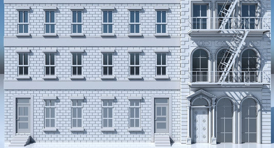 Commercial Building Facade 01