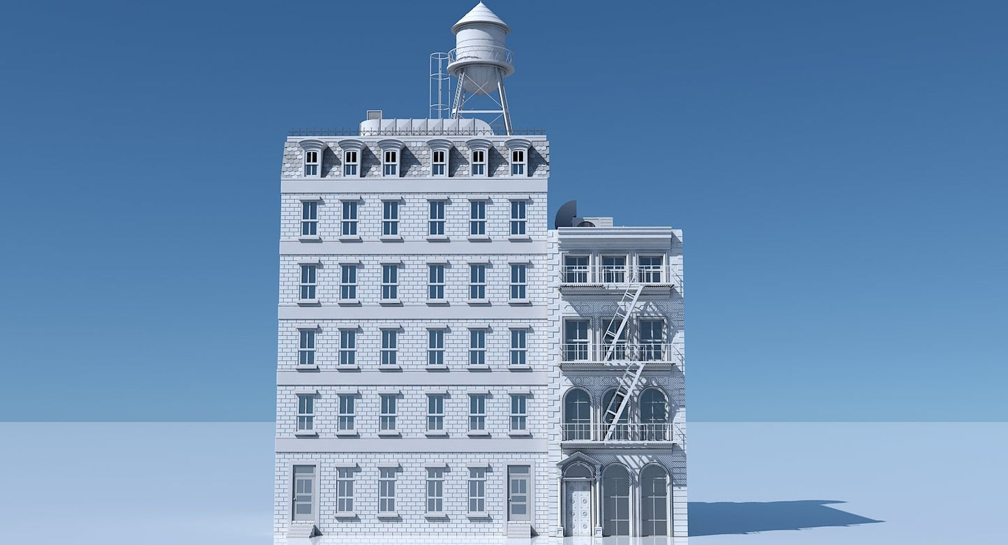 Commercial Building Facade 01