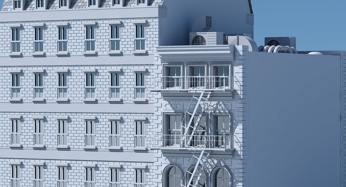 Commercial Building Facade 01