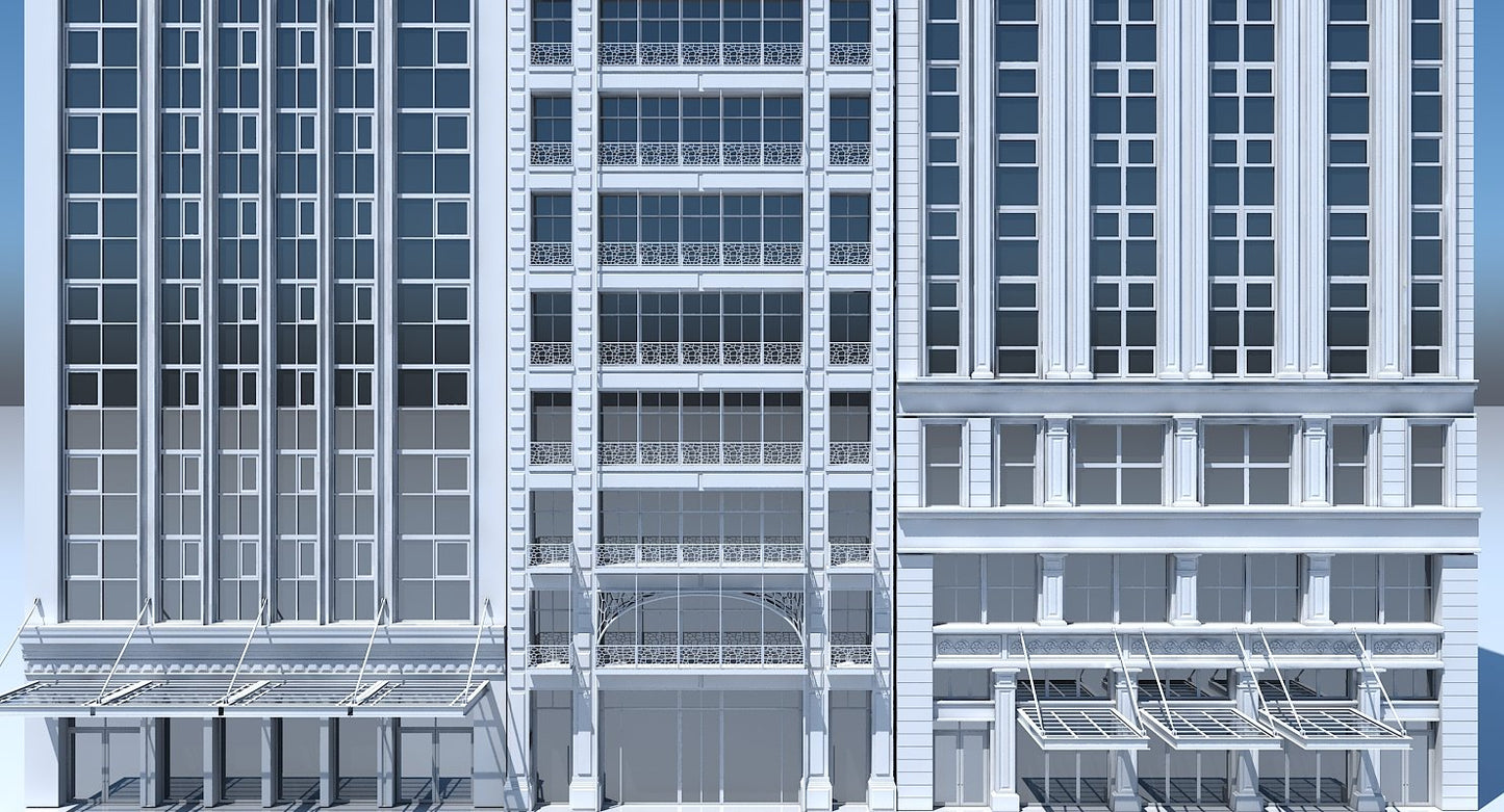 Commercial Building Facade 15