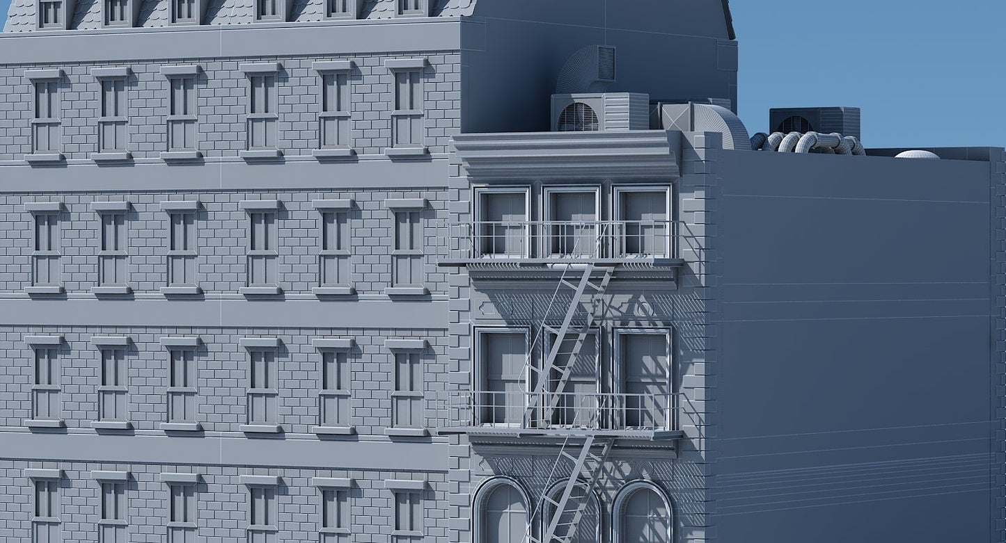Commercial Building Facade 01