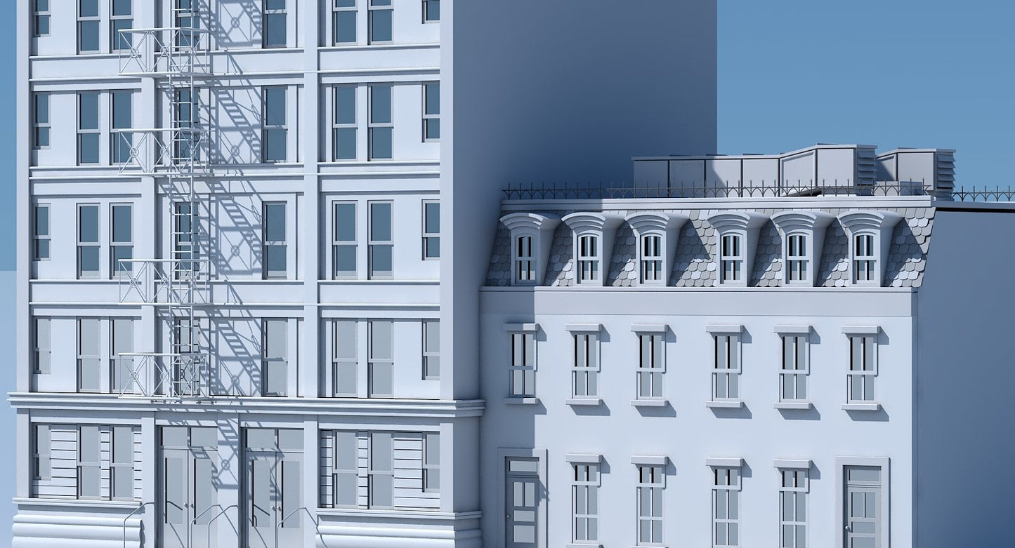 Commercial Building Facade 02