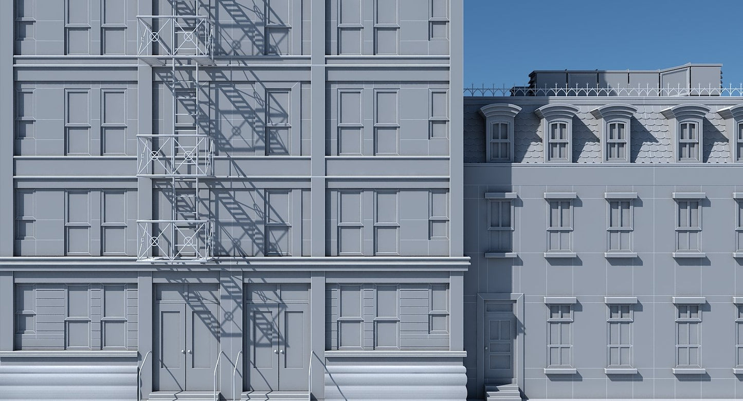 Commercial Building Facade 02