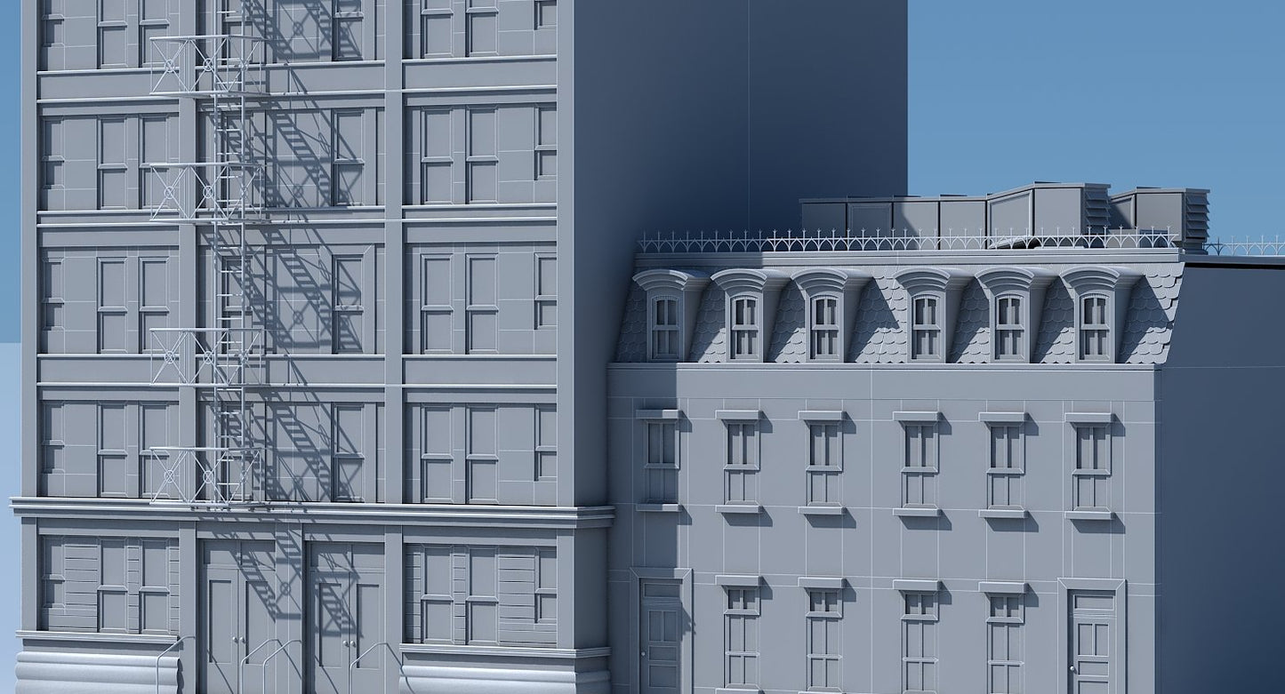 Commercial Building Facade 02