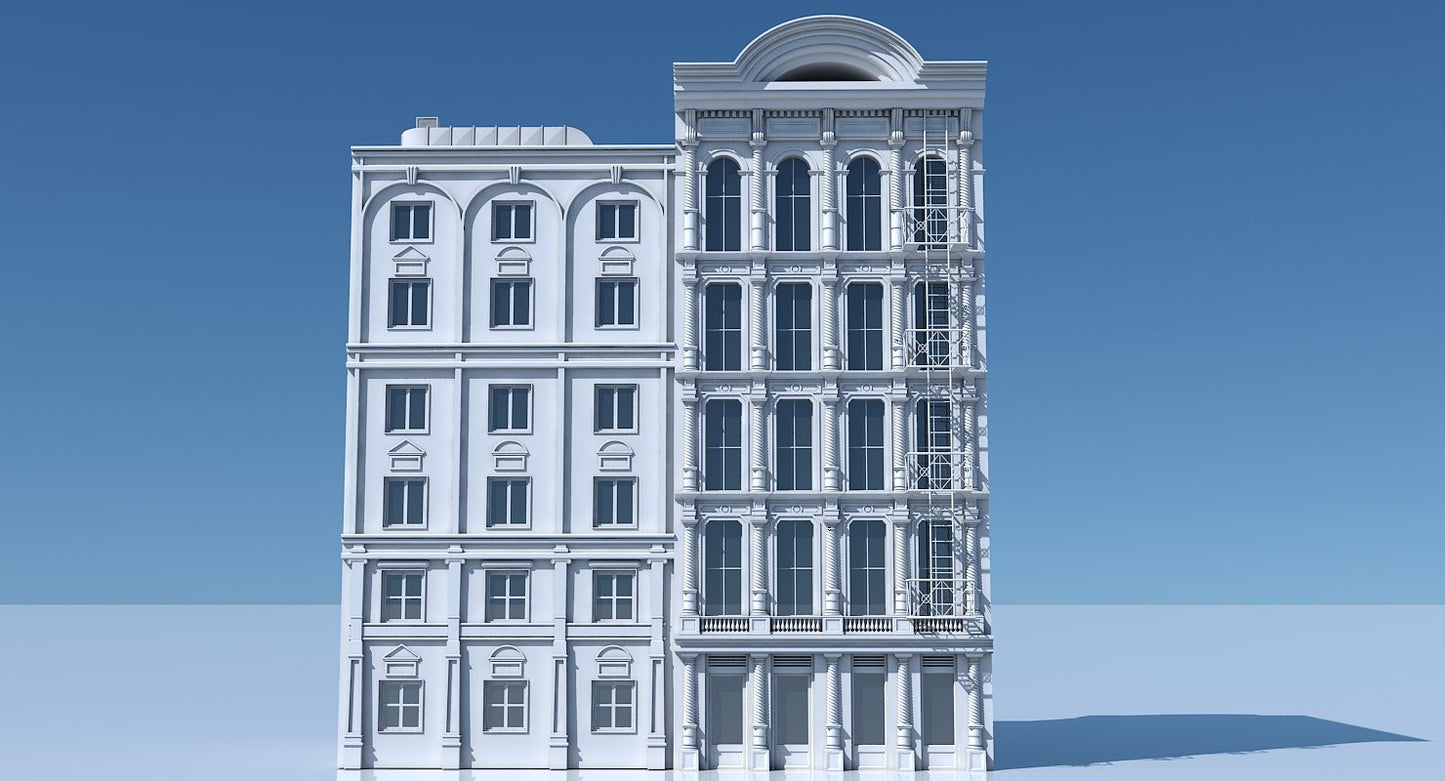 Commercial Building Facade 03