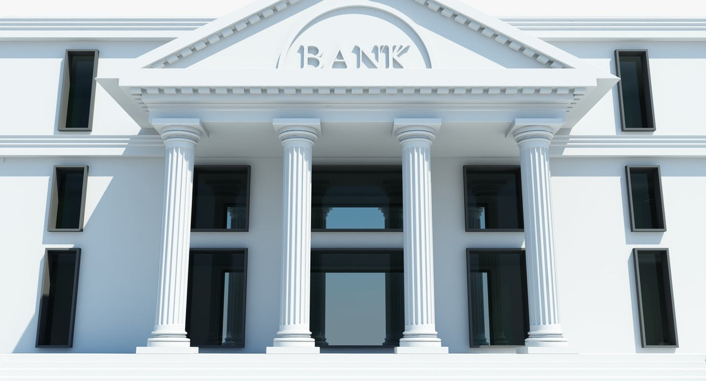 Bank Building 3D Model