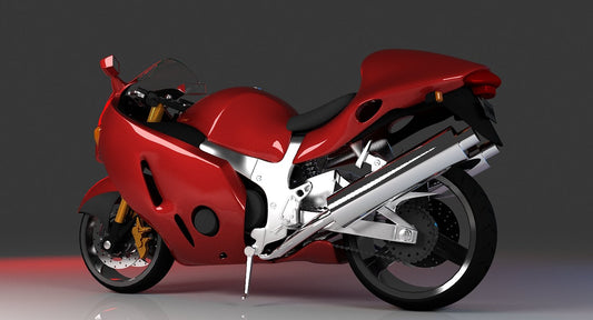 Free Motor Bike 3D Model
