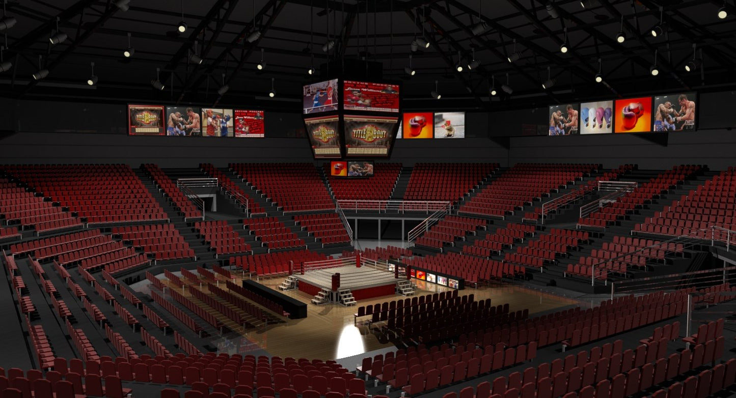 Boxing Arena 3D model