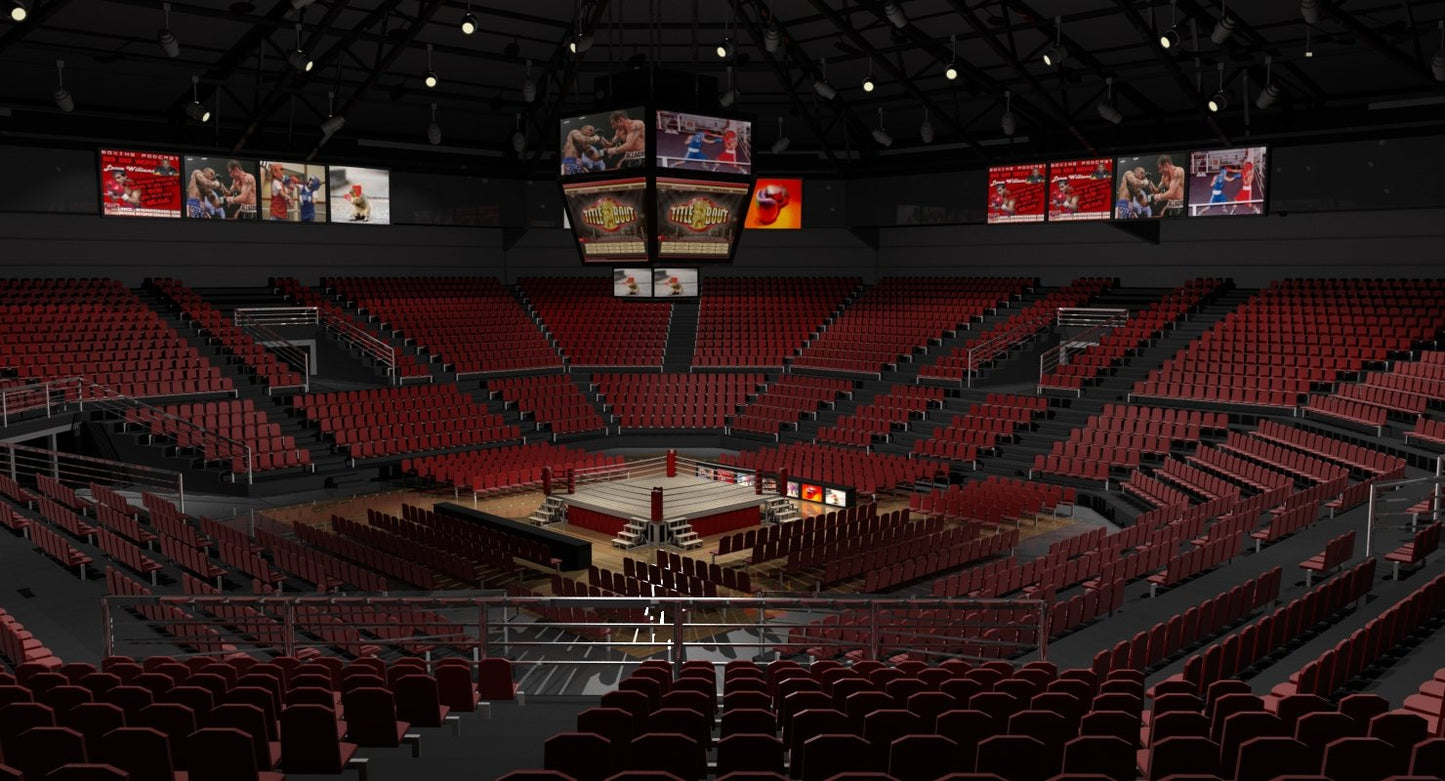 Boxing Arena 3D model
