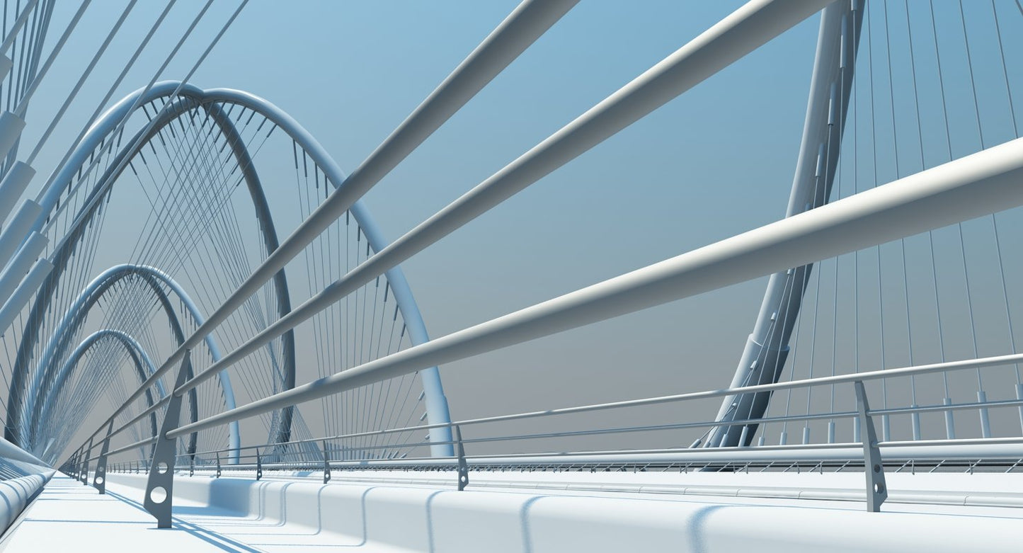 Futuristic Suspension Bridge 1 HD