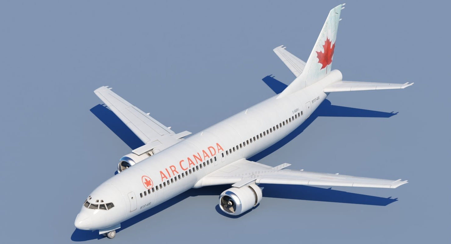 737 400 Air Canada 3D model