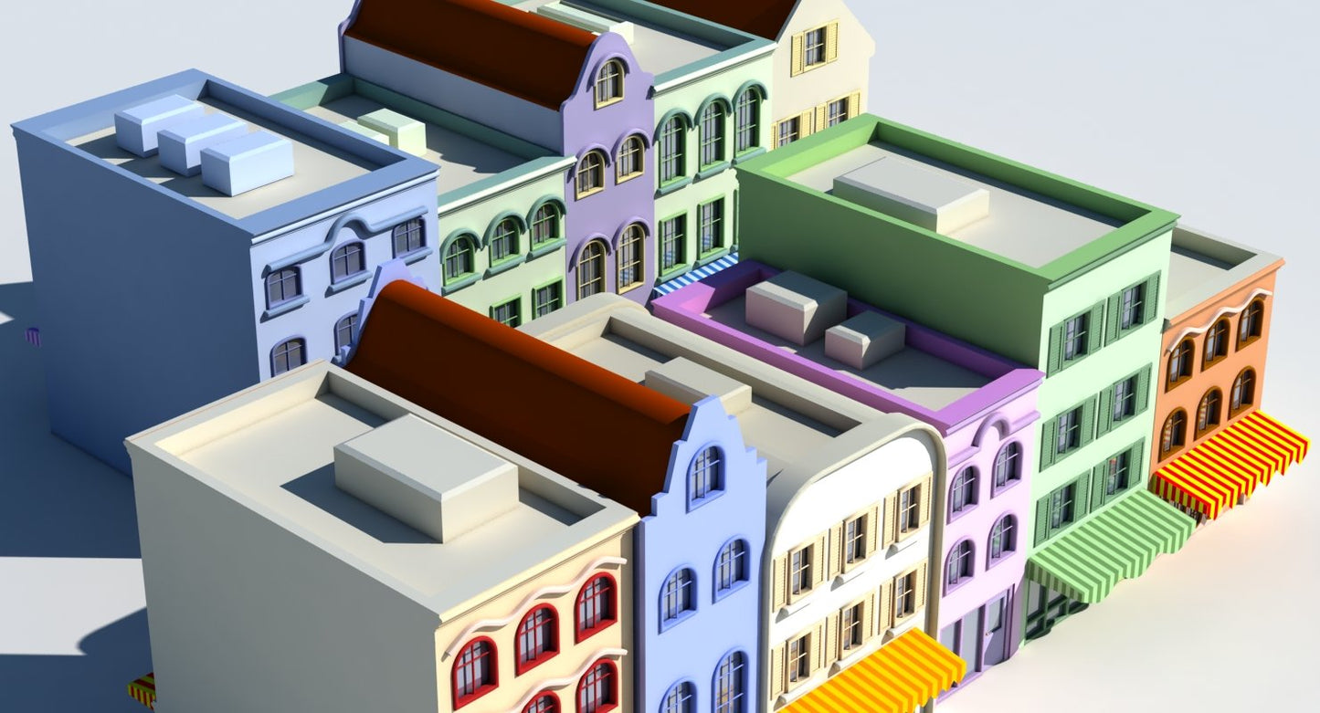 Cartoon Buildings