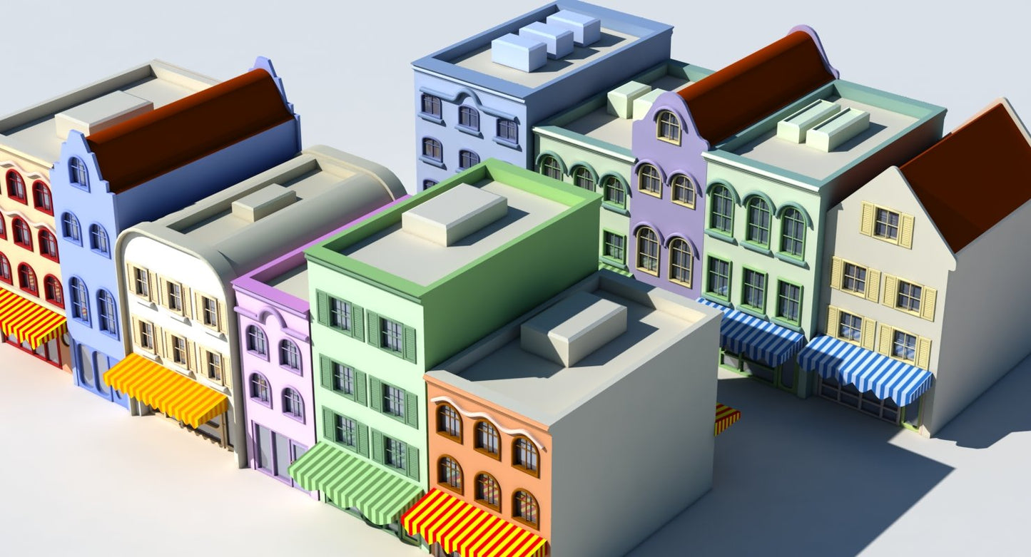 Cartoon Buildings