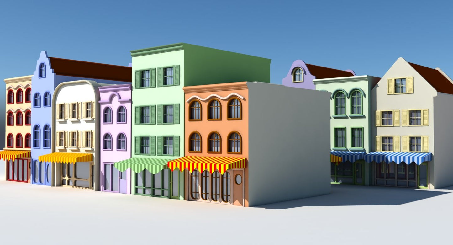 Cartoon Buildings