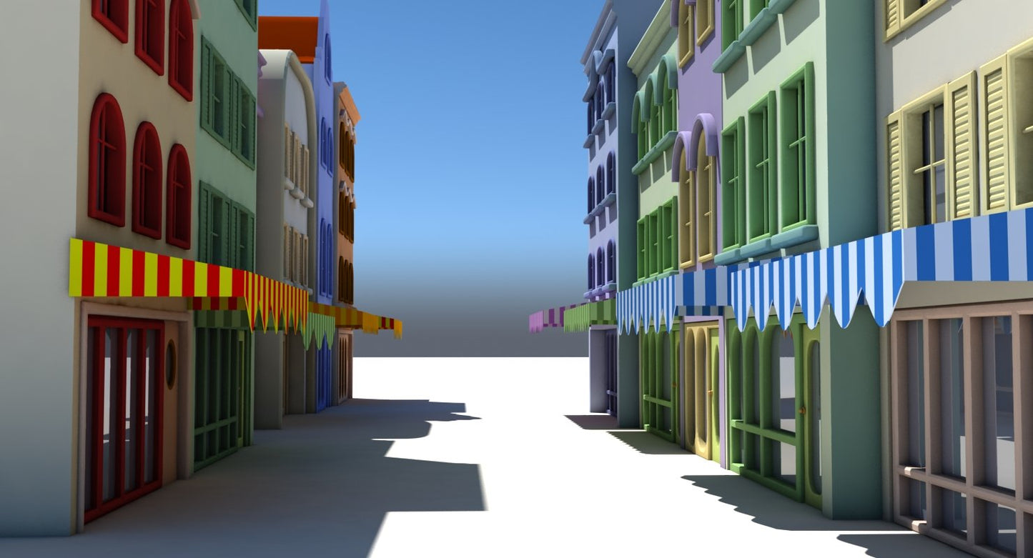Cartoon Buildings
