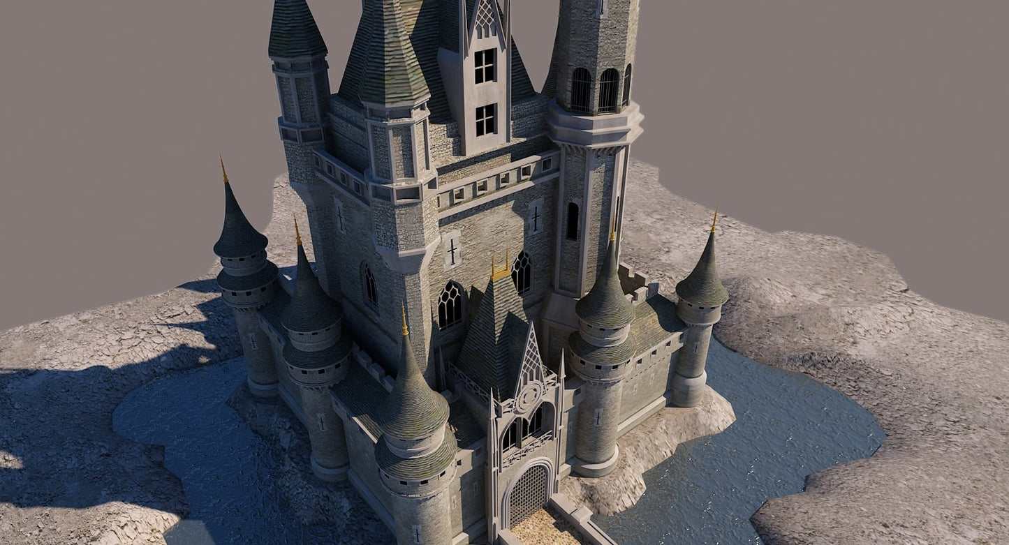 Castle 3D Model