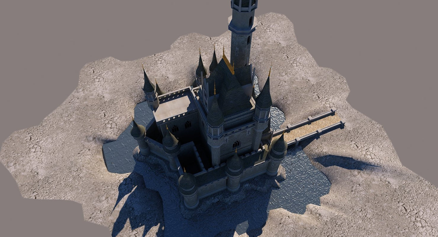 Castle 3D Model