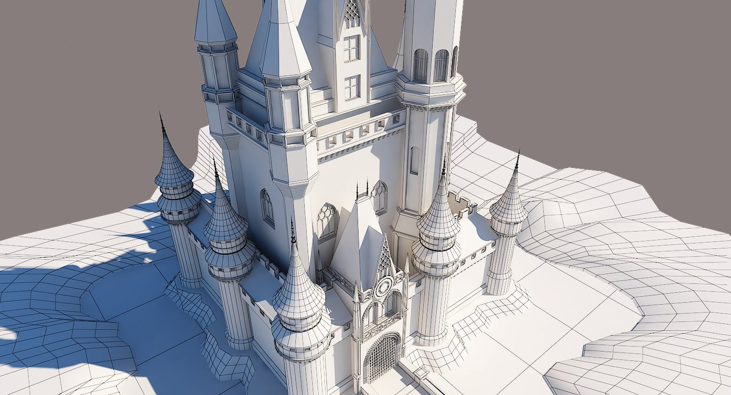 Castle 3D Model