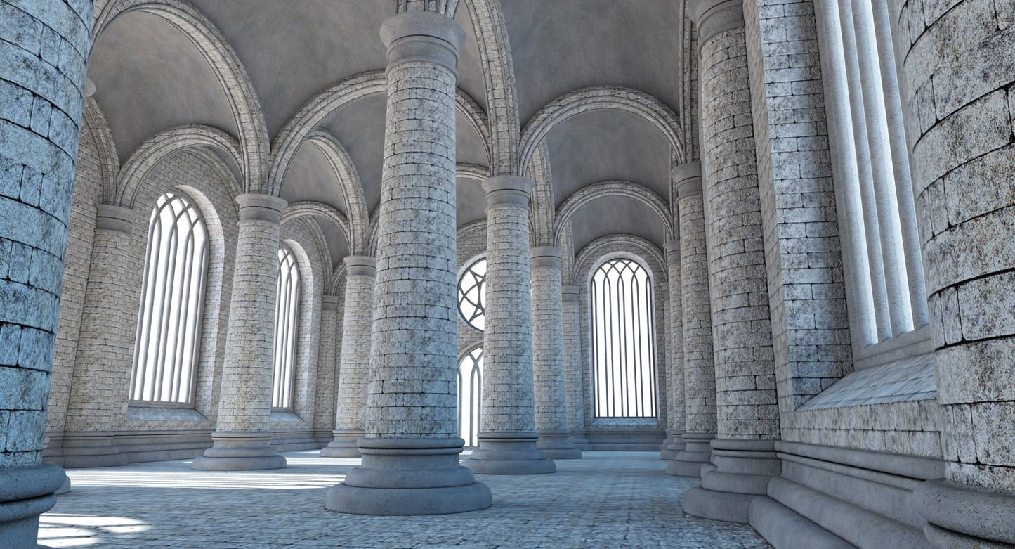 Cathedral Interior 1 3D MODEL