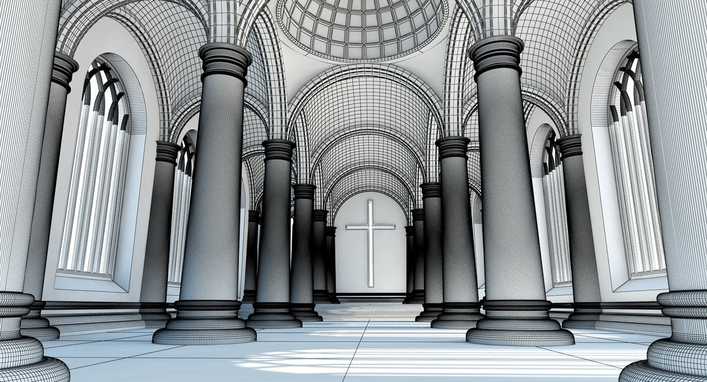 Cathedral Interior 1 3D MODEL