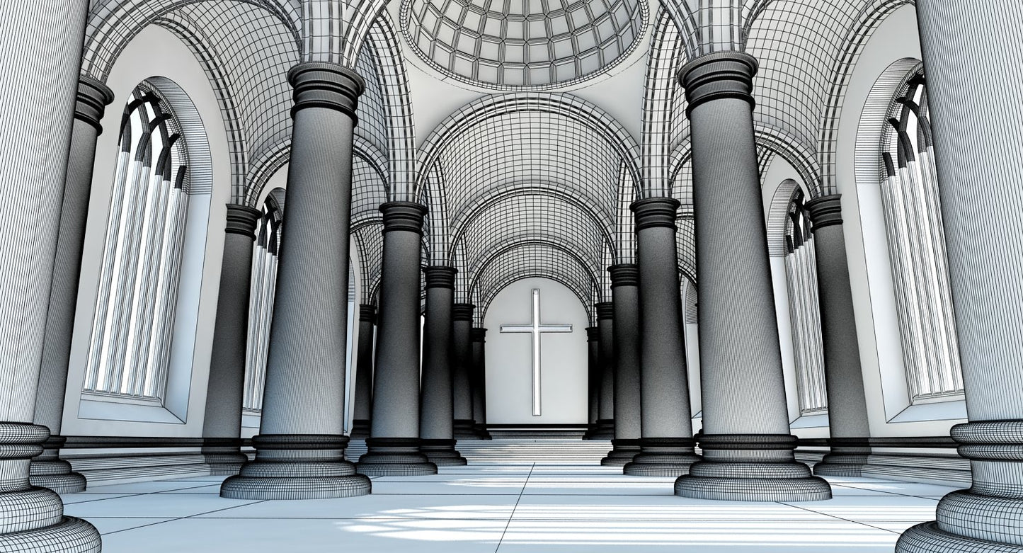 Cathedral Interior 1 3D MODEL
