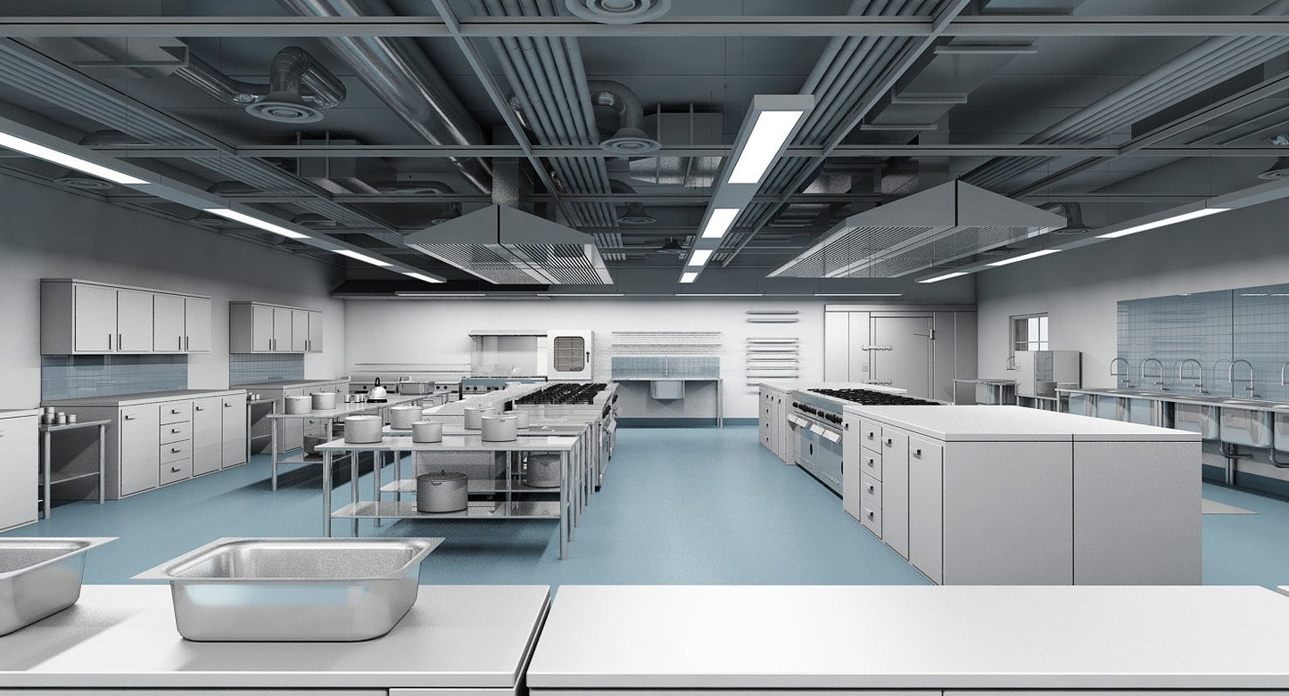 Commercial Kitchen 3D Model