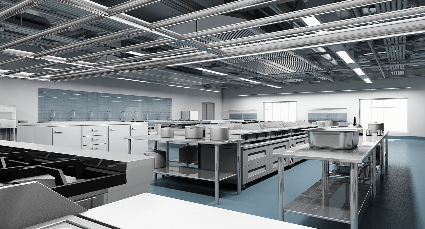 Commercial Kitchen 3D Model