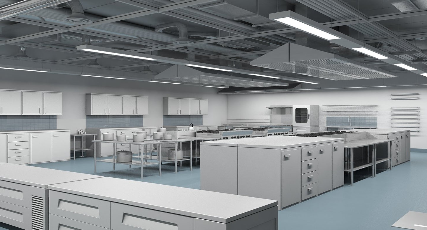 Commercial Kitchen 3D Model