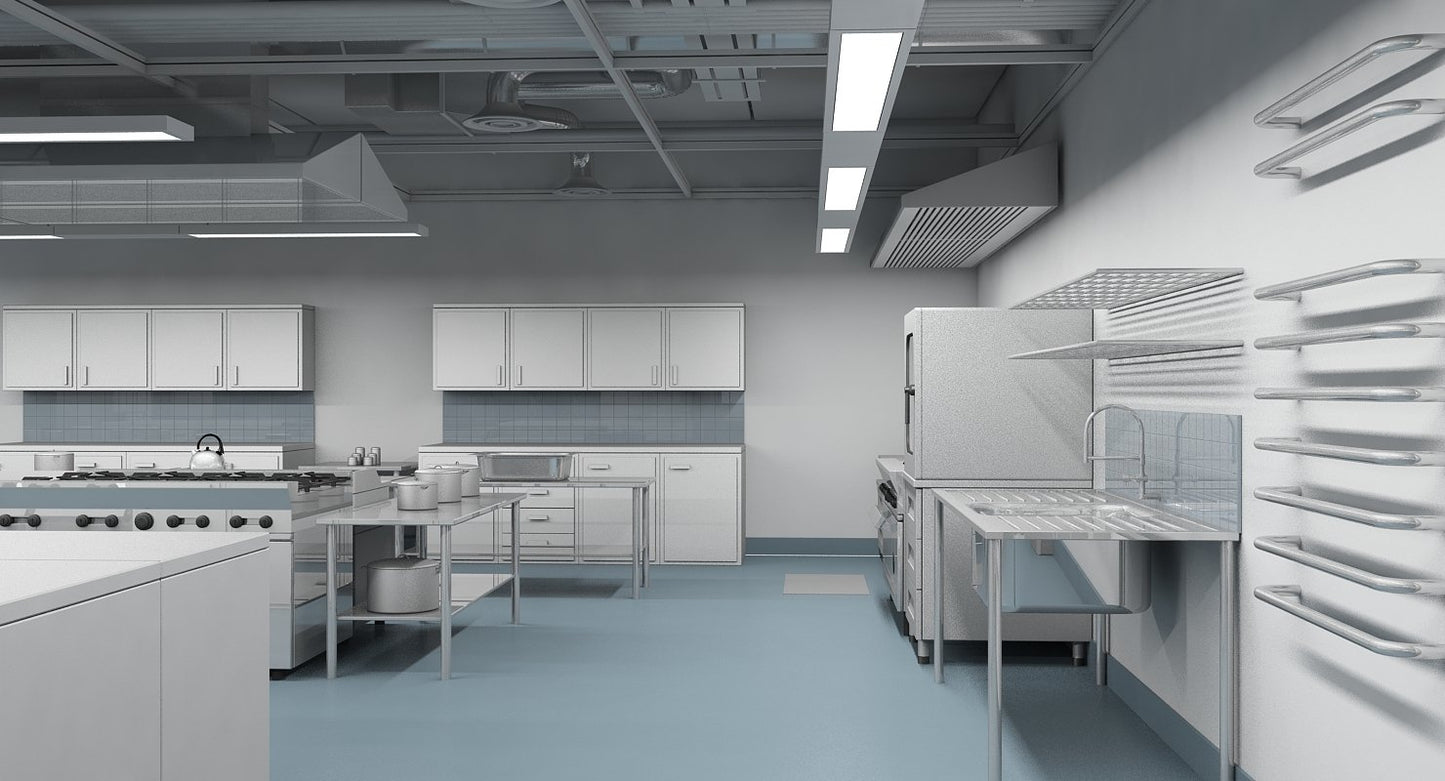 Commercial Kitchen 3D Model