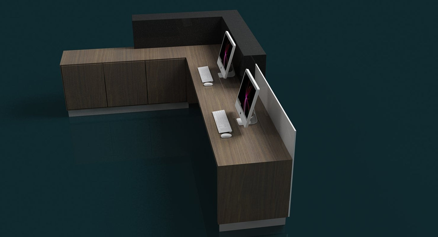 3D Reception Desk 1