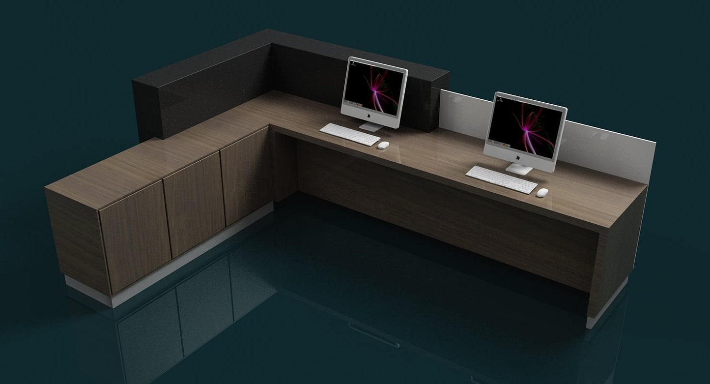 3D Reception Desk 1