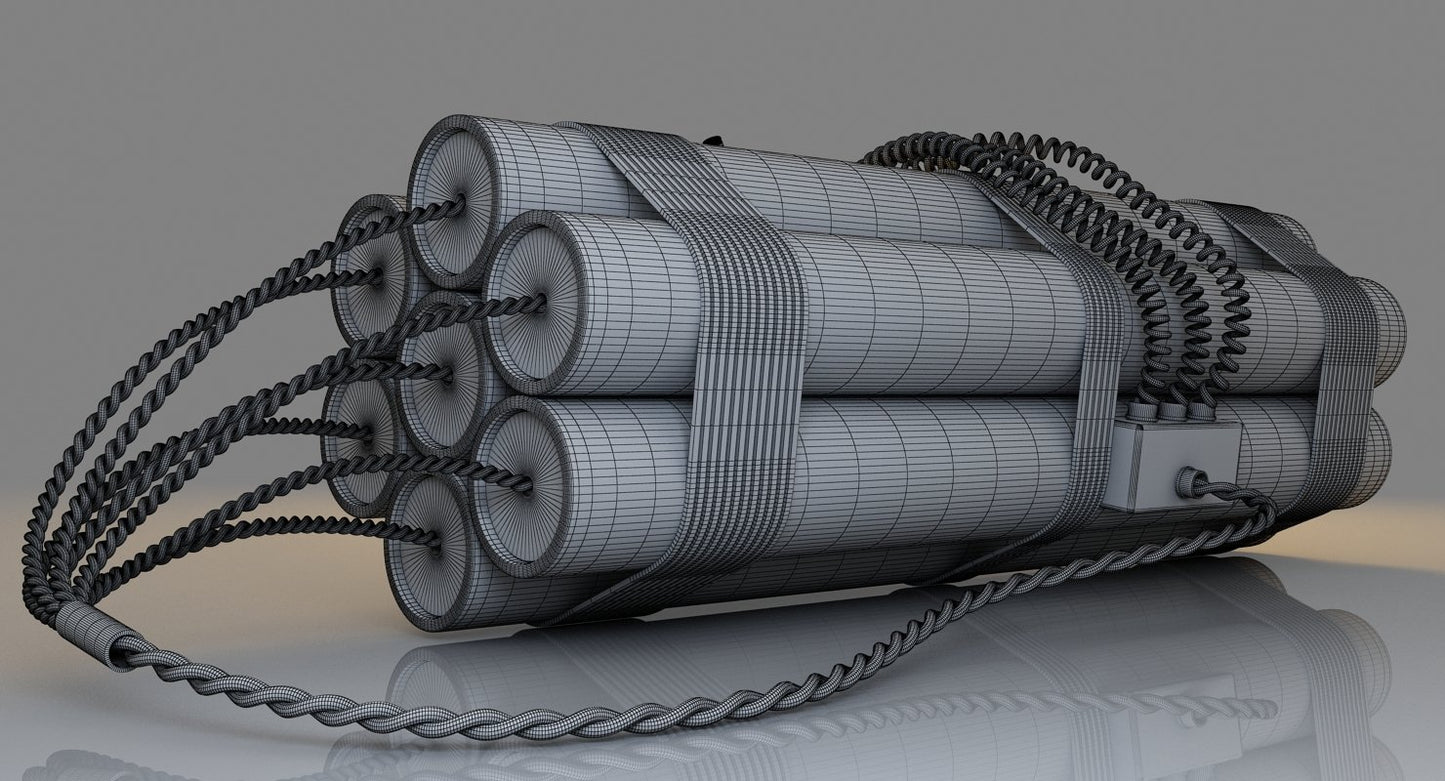 Dynamite 3D Model