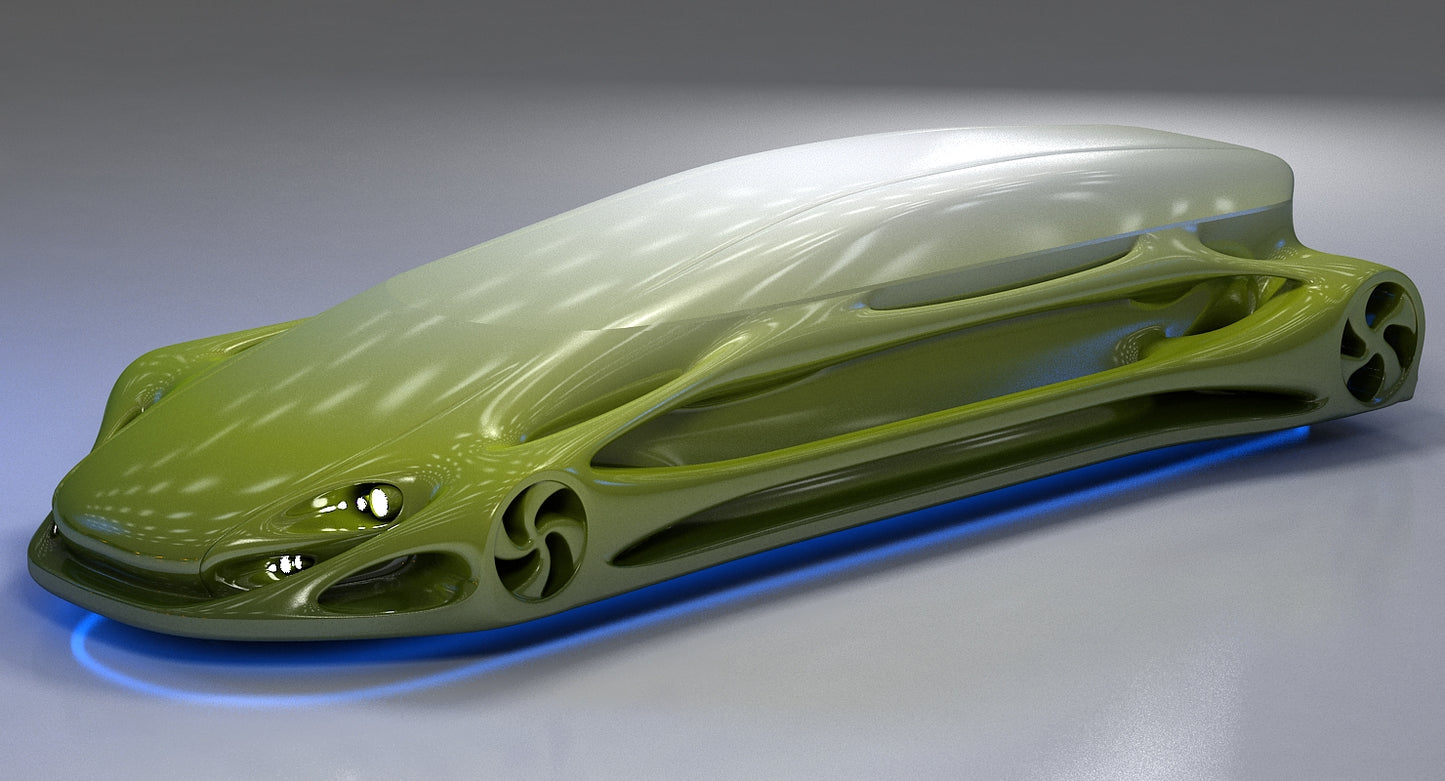 Futuristic Car HD 10 model