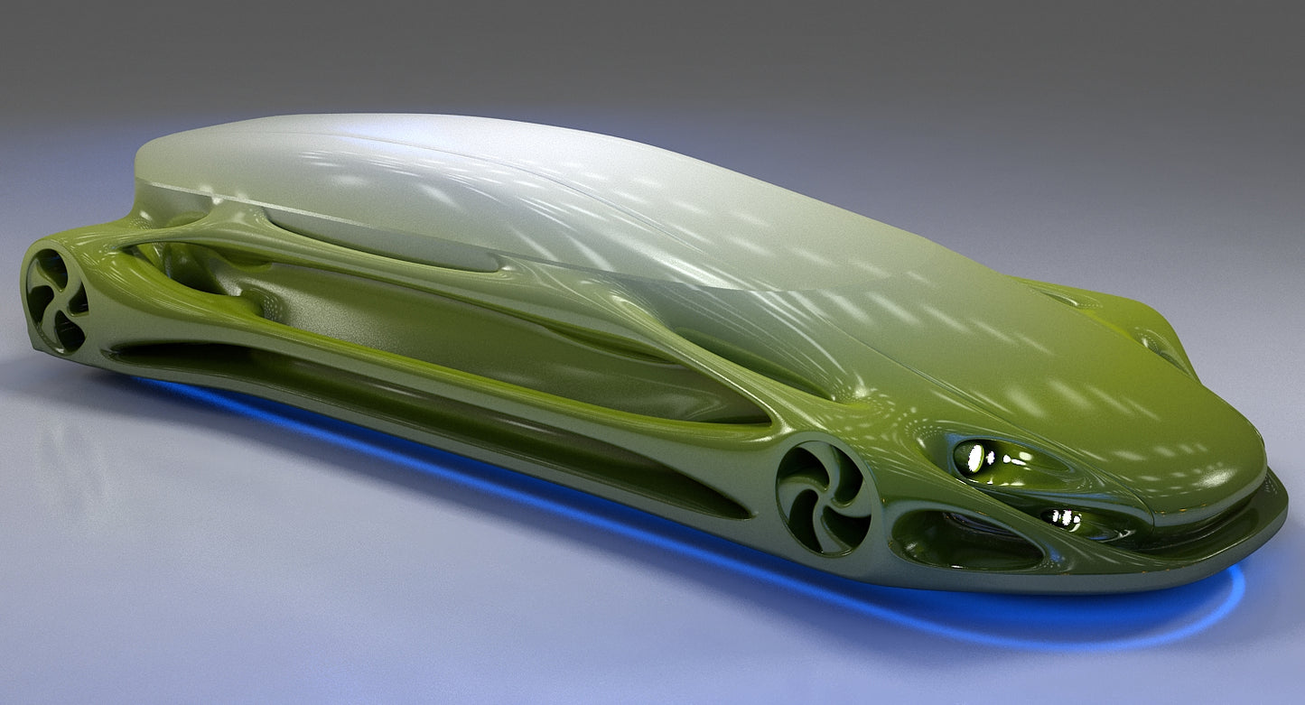 Futuristic Car HD 10 model