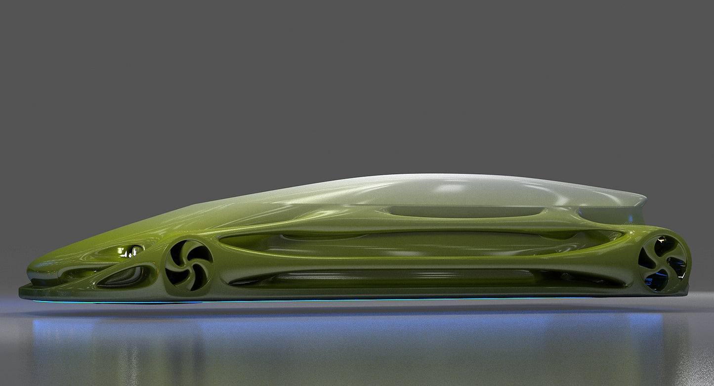 Futuristic Car HD 10 model