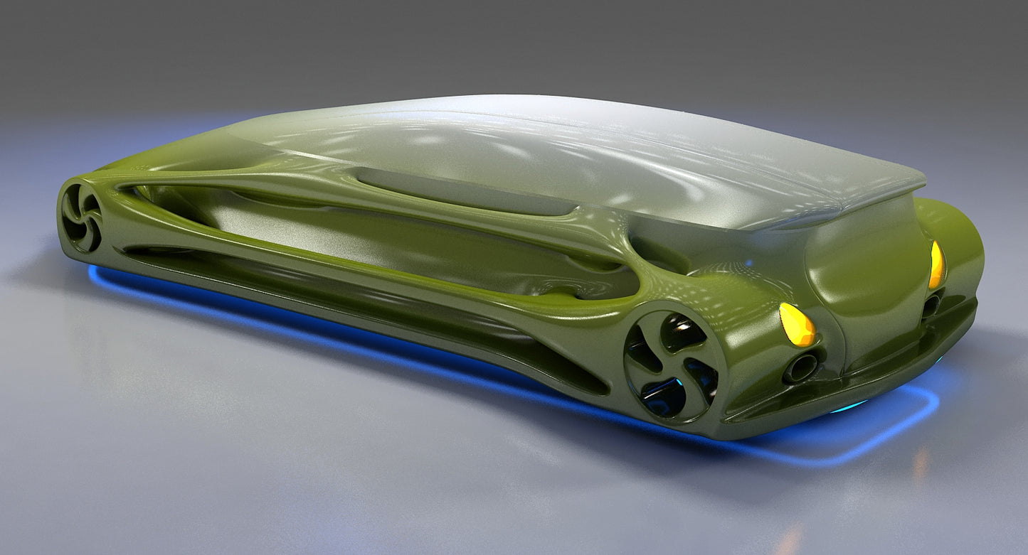 Futuristic Car HD 10 model