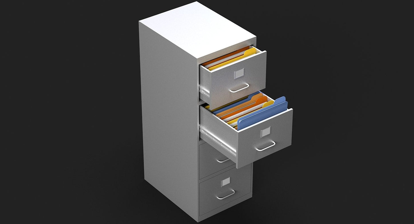 3D Filing Cabinet