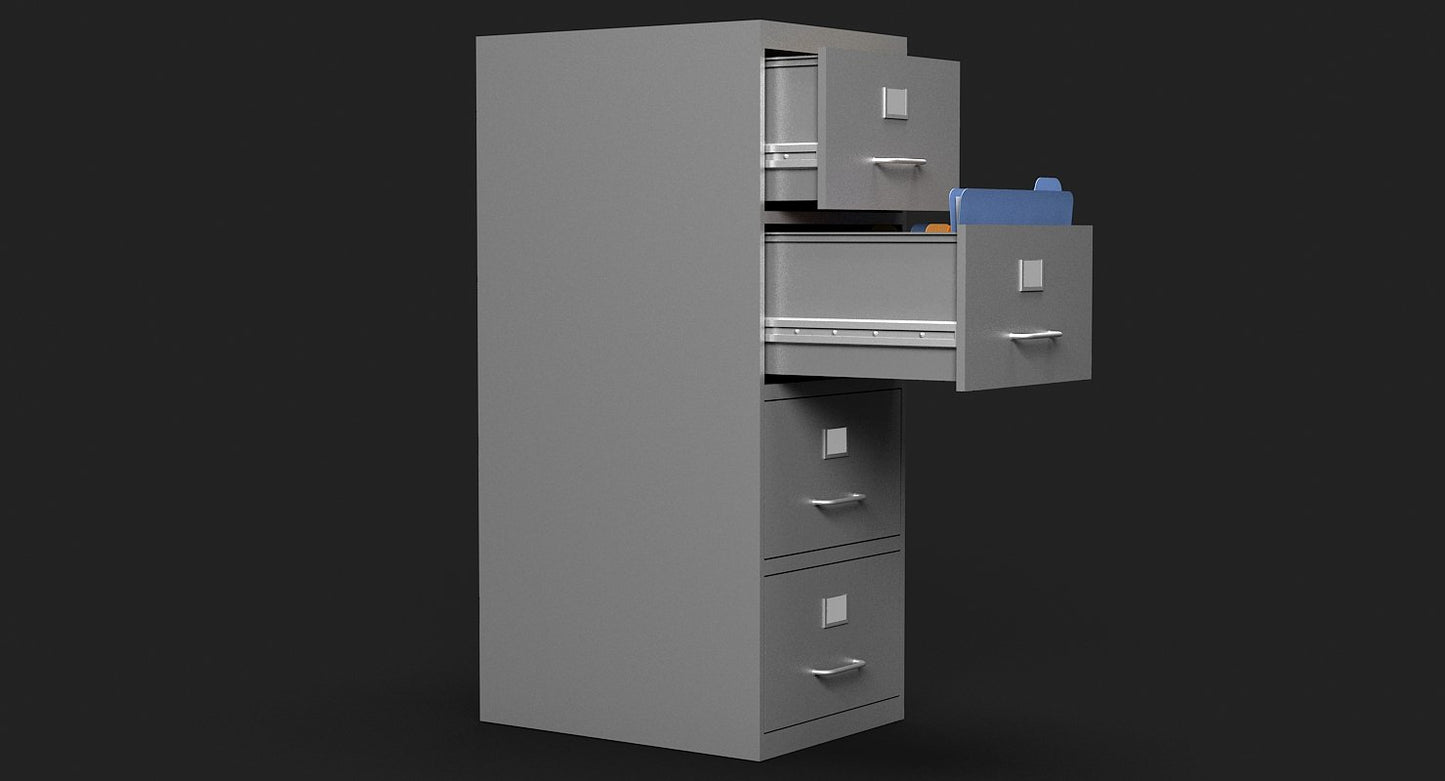 3D Filing Cabinet