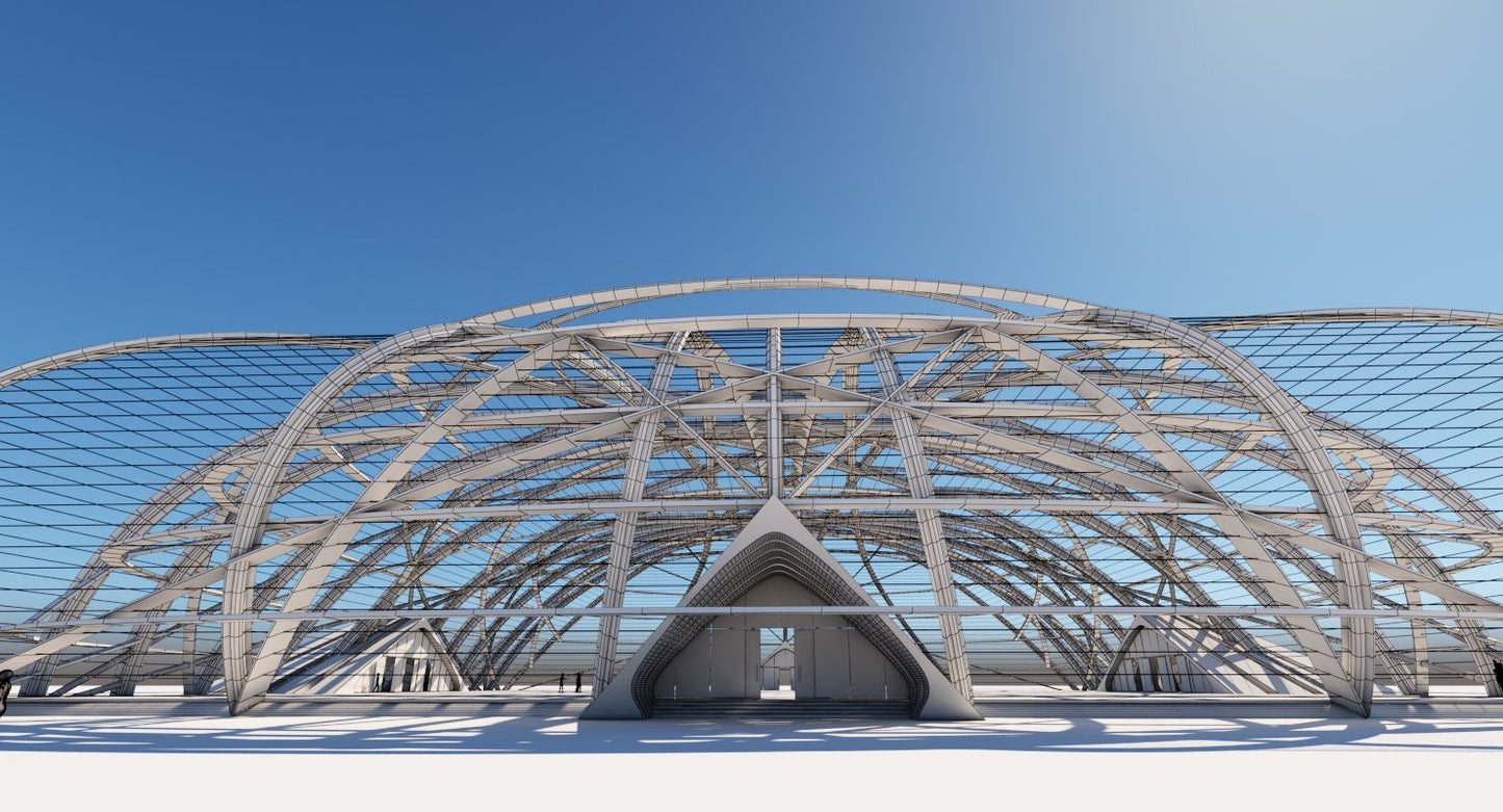 Futuristic Architectural Structure