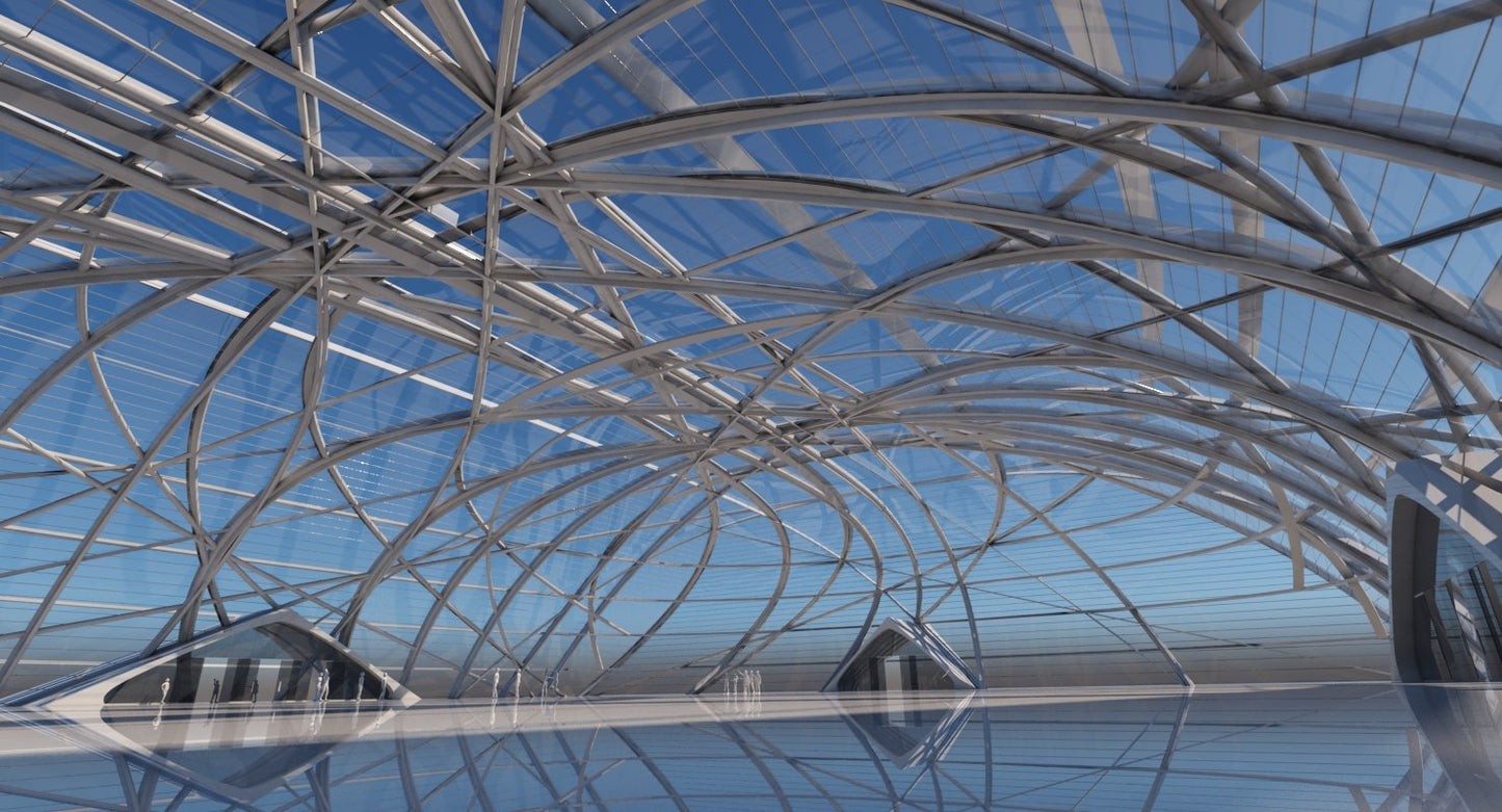 Futuristic Architectural Structure