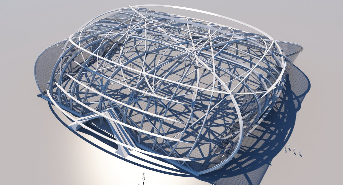 Futuristic Architectural Structure