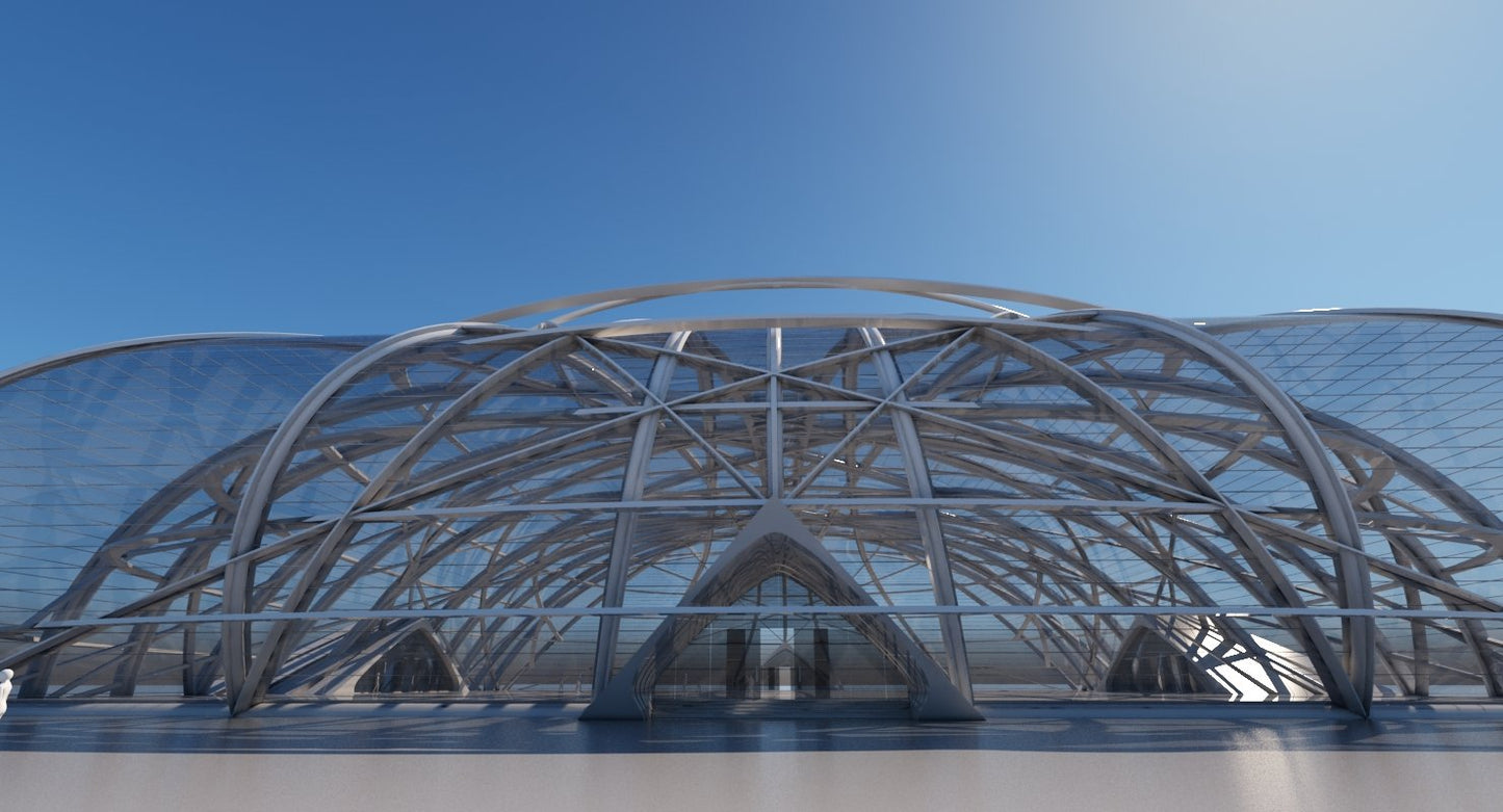 Futuristic Architectural Structure